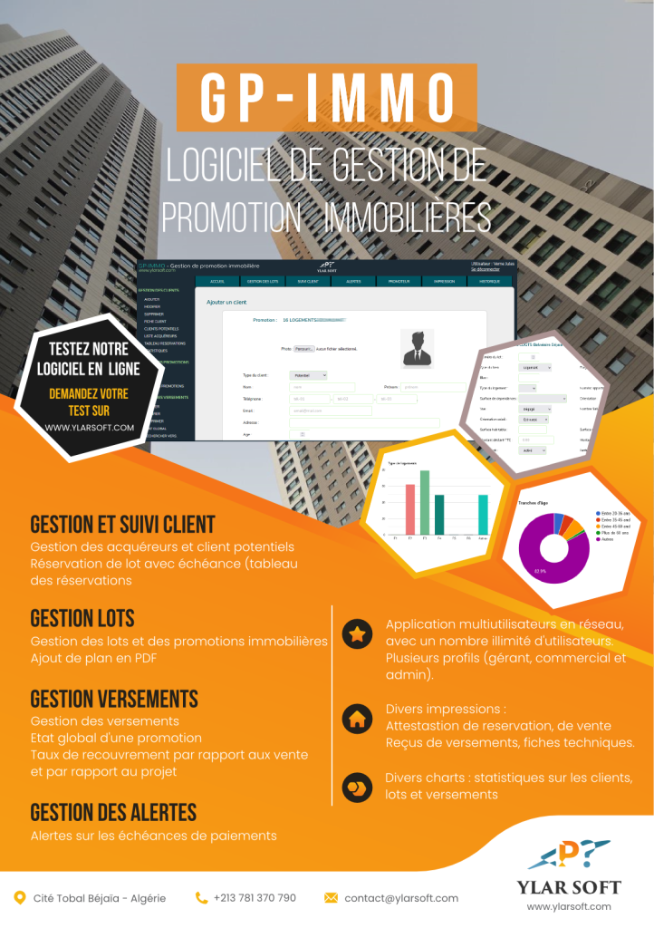 GP-IMMO Logiciel de gestion de projets immobiliers